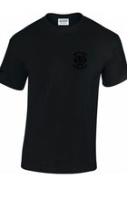 Load image into Gallery viewer, 2nd Edition Noxterra short sleeve t-shirt - Black T - Black Logo and Text